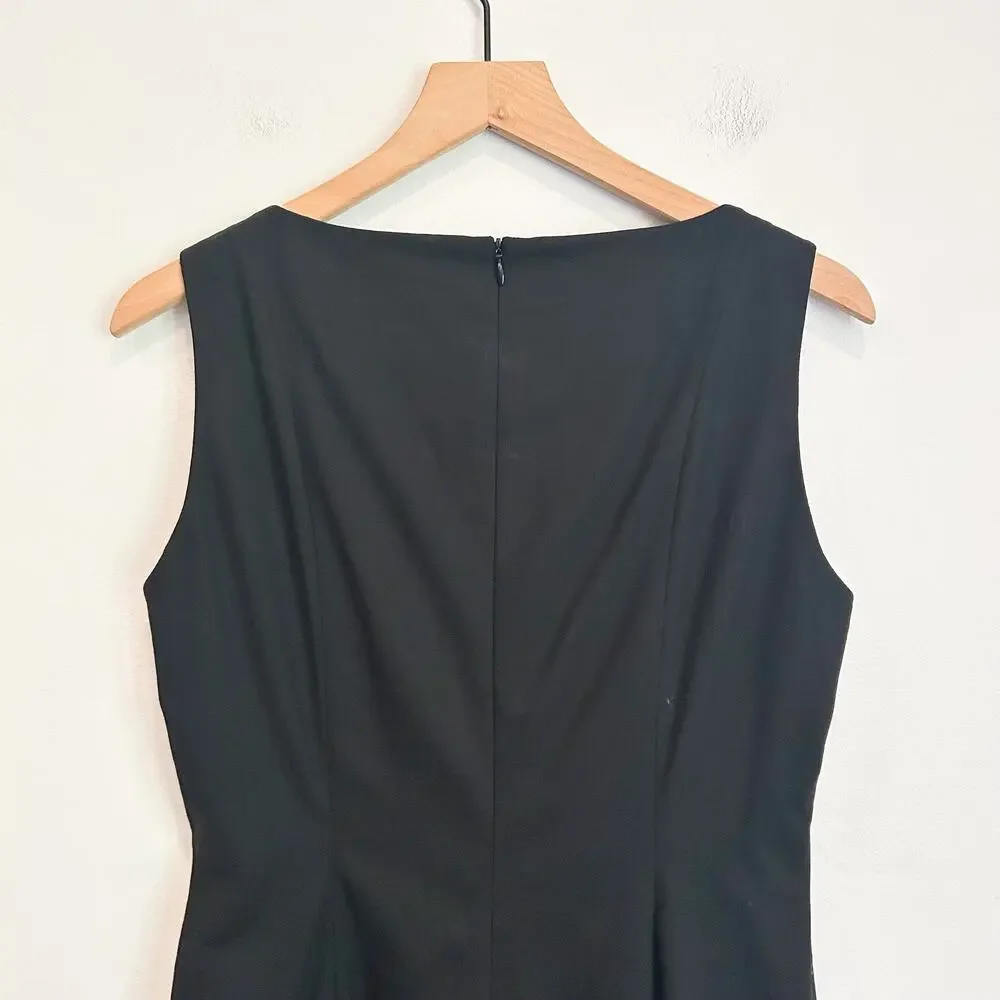 Escada Sport Sleeveless Fitted Dress Black Size 38/6 - Picture 5 of 7